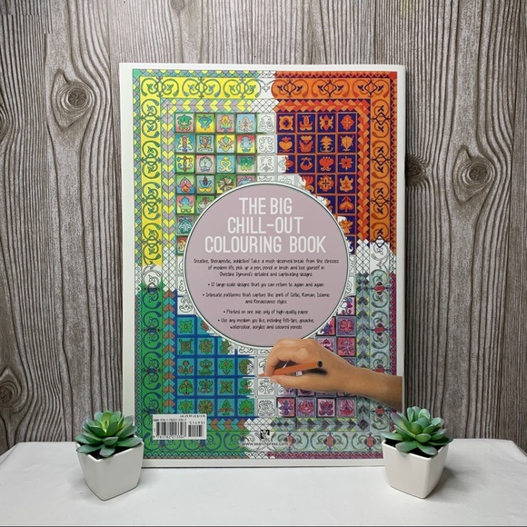 NWT The Big Chill-Out Coloring Book over 1ft Tall - Picture 3 of 8